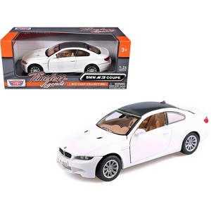 BMW M3 E92 Coupe White 1/24 Diecast Model Car by Motormax - 1 of 3