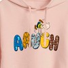 Women's - Peanuts -  Cropped Graphic Hoodie - image 2 of 4