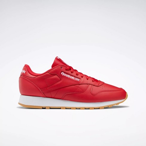 Reebok Classic Leather Shoes Mens Sneakers 10.5 Vector Red / / Reebok Rubber :