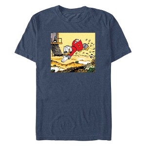 Men's DuckTales Scrooge McDuck Money Pool T-Shirt - 1 of 4