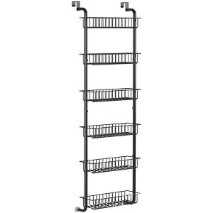 Acekool Over the Door Pantry Organizer, 6-Tier Heavy Duty Metal Hanging Storage Rack for Kitchen - 1 of 4