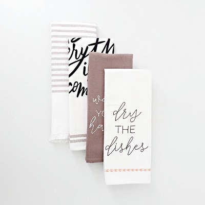 4ct Dish Towels 'Dry the Dishes' - Bullseye's Playground™