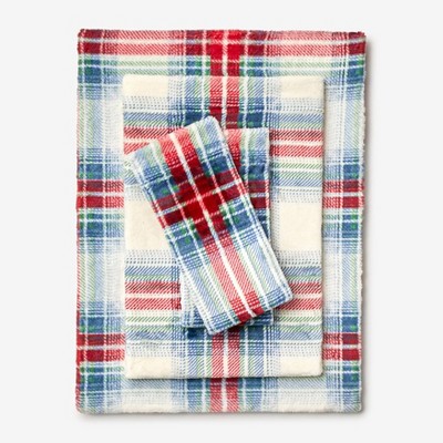 BrylaneHome BH Studio 4 Piece Microfleece Sheet Set