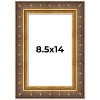 PosterPalooza | Photo Size Museum Gold Picture Frame - UV Acrylic, Foam Board Backing, Hanging Hardware - 2 of 4