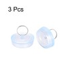 Unique Bargains Rubber Clear Hanging Ring Bathtub Kitchen Drain Stopper 3 Pcs - 3 of 4
