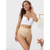 INSPIRE CHIC Women's High-Waisted Invisible Stretchy Comfortable Thongs 10 Packs - image 4 of 4