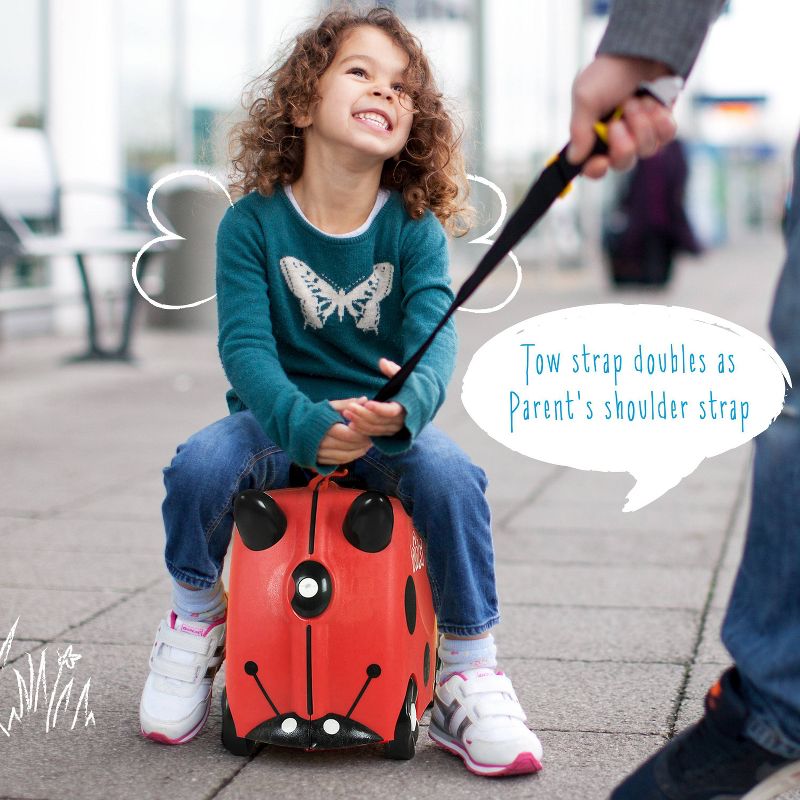 Trunki Kids' Ride-On Hardside Carry On Suitcase, 4 of 9