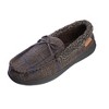 Men's Slippers Moccasin Plush Lined House Shoes Fuzzy Furry - 3 of 4