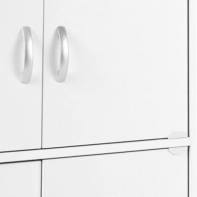 White 8-Door Multipurpose Storage Cabinet