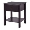 Costway 2 PCS Nightstand End Table Storage Display  Furniture Drawer Shelf Beside - 4 of 4
