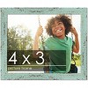 PosterPalooza | Photo Size Shabby Chic Green Picture Frame - UV Acrylic, Foam Board Backing, Hanging Hardware - 2 of 4