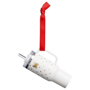 Stanley Ornament Keychain Frost Polka Dots - 1 of 4