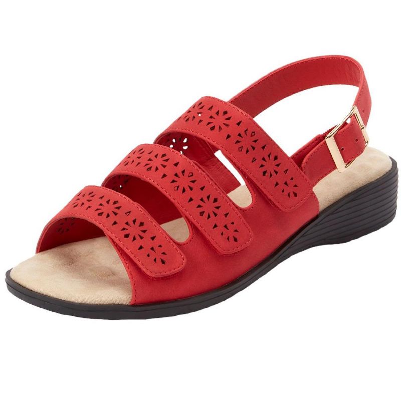 Comfortview Women's Wide Width The Sutton Sandal By Comfortview, 1 of 2