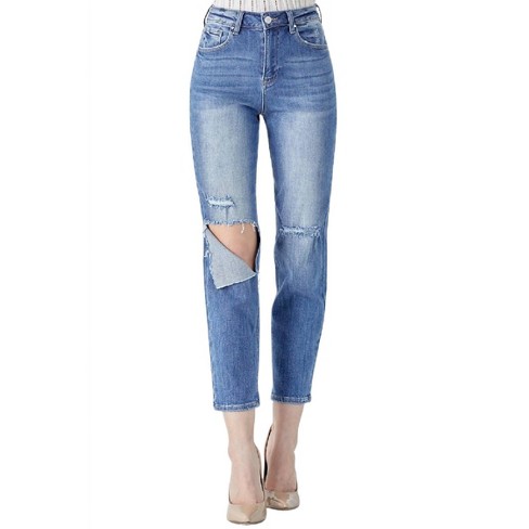 Women's Relaxed Fit High Waist Jean - RISEN - image 1 of 4