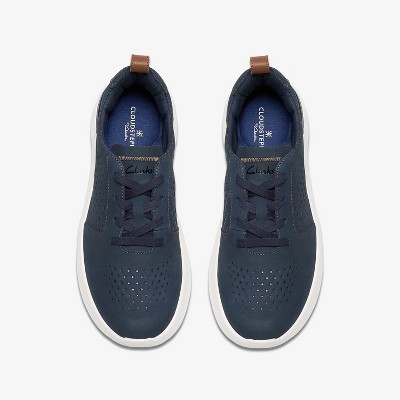 Clarks Cloudsteppers Mens Solevana Style Navy Shoes 9.5 Wide — фото 7