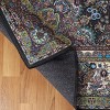 Distressed Medallion Border Machine Washable Indoor Area Rug or Runner by Blue Nile Mills - 4 of 4