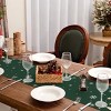 Racxily Christmas Table Runner , Xmas Trees Snowflakes Holiday Decorative Farmhouse Table Decoration for home - 2 of 4