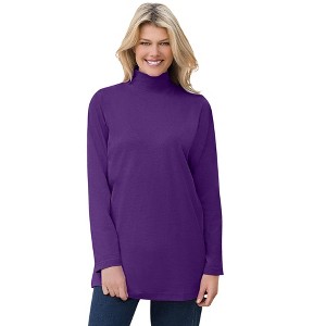 Woman Within Perfect Mockneck Tunic - 1 of 4