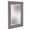 Howard Elliott 36"x24" Rectangular Faux Wood Grained Beveled Wall Mirror Gray: Polyurethane Frame, Wall Mount, No Assembly Required - image 2 of 4