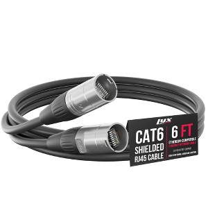 LyxPro Shielded CAT6 Ethercon Cable, Male to Male, Pro Audio & Lighting RJ45 Cable - 1 of 4