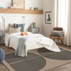 Lahome Modern Rainbow Jute Washable Outdoor Area Rug-Soft, Durable Carpet for Patio, Garden, or Balcony - 4 of 4