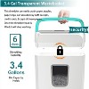 Bonsaii 6-Sheet Crosscut Paper Shredder for Home Use, Shreds Paper, Credit Cards, Staples, Clips, 3.4 Gal Wastebasket, White/Blue, with Handle - 4 of 4