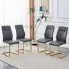 Upholstered Dining Chairs Set of 4, Dining Chair with Metal Legs, Upholstered Dining Chairs Set - 2 of 4