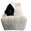 GDFStudio Croton 82.68" Modern Corduroy 3-Seater Sofa with Metal Legs - 4 of 4