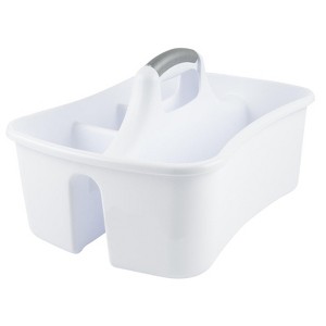 Home Mart Goods White Large Multipurpose Organizer Caddy With 4 Compartments - 17"x13"x9" - 1 of 4