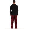 #followme Mens Pajama Pants Set with Matching Novelty Socks with Sayings - 3 Pc Mens Fall PJ Set - 4 of 4