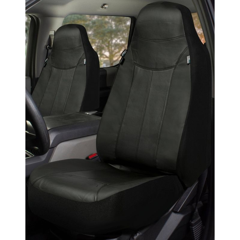 Dickies Single Selwood Leatherette Seatcover Automotive Interior Covers and Pads Black, 4 of 5