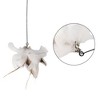 Unique Bargains Cat Teaser with Suction Cup and Bell Fluffy Plume Teasing Sticks White Brown - 3 of 4