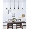 Elegant Lighting Waltz 5 light black Pendant - 2 of 4