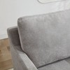 NicBex Swivel Accent Chair,Upholstered Skirted Swivel Chair with Removable Back Cushion,360 Degree Armchair for Living Room,Nursery,Office - 4 of 4
