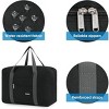 Narwey Foldable Travel Duffel Bag With Shoulder Strap + Toiletry Organizer Traveling Dopp Kit Shaving Bag - 3 of 4