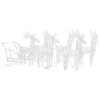 VidaXL Reindeers & Sleigh Christmas Decoration 320 LEDs Acrylic - 3 of 4