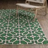 Captiv8e Designs Hilo Geometric Tile Motif Ivory/Green Indoor/Outdoor Rug - 4 of 4