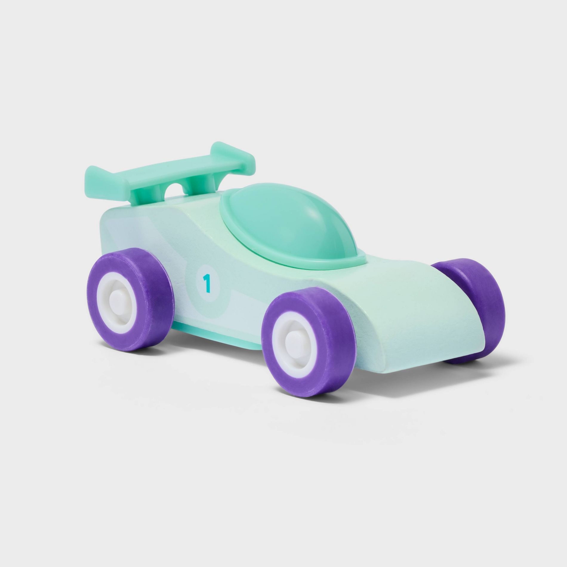 Wooden Race Car Blue - Gigglescape™