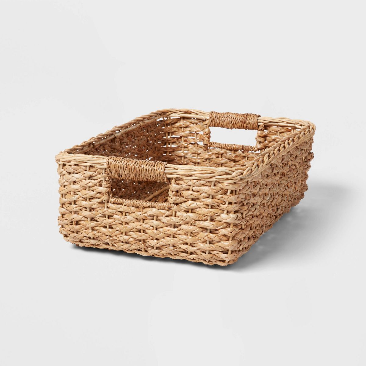 Braided Seagrass Folio Bin