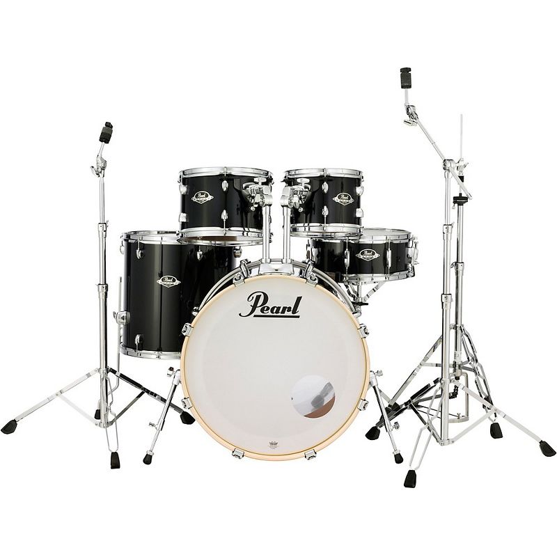Pearl Export New Fusion 5-Piece Drum Set With Hardware Jet Black, 3 of 5