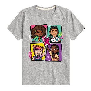 Boys' - Karma's World - Karma And Friends Grid Short Sleeve Graphic T-Shirt - 1 of 3