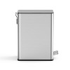 Chery Life 2.6 Gallon / 10 Liter Slim Stainless Steel Step-On Trash Can for Kitchen, Bathroom & Office - 3 of 4