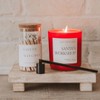 Santa's Workshop Soy Candle - Red Matte Jar - 15 oz (Merry and Bright) - 3 of 4