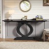 Tribesigns 59 Inches Modern Long Console Table with Double Arc Base for Entryway - 4 of 4