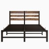 TiramisuBest Full Bed Frame with Storage Headboard, Charging Station & Metal Platform - No Box Spring, Easy Assembly & Noise-Free (Black) - 4 of 4