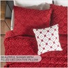 Charleston 100% Cotton Soft & Plush Chenille Tufted Diamond Pattern Unique Luxurious Bedspread & Sham Set, All-Season, Machine Washable Coverlet Set - 4 of 4