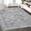 Vintage Washable Rug – Non-Slip, Non-Shedding, Low Pile Floral Carpet for Living Room & Bedroom - 3 of 4