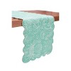 C&F Home 14" x 51" Turquoise Bay Table Runner - 2 of 3