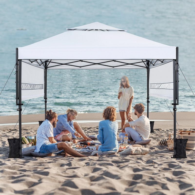Topeakmart 10x17ft Pop-up Gazebo Canopy with Double Awnings, 2 of 11