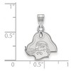 Black Bow Jewelry 10k White Gold East Carolina Pirates NCAA Small Pendant - 2 of 3